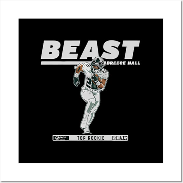 Breece Hall Beast Wall Art by caravalo